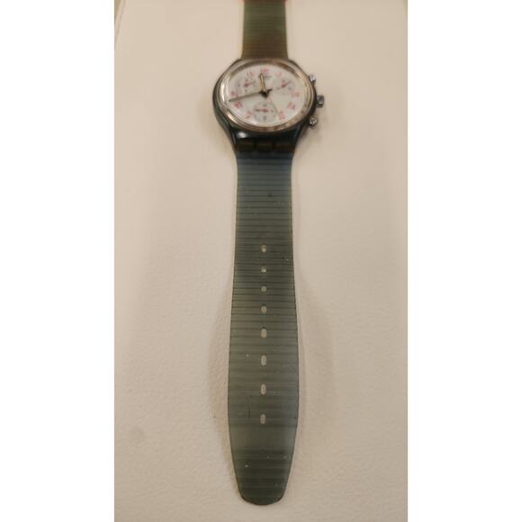Swatch JFK SCN103 1992 Chronograph watch with replaced strap and battery READ - Picture 5 of 9
